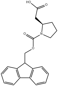(R)-2-(1-(((9H-Fluoren-9-yl)methoxy)carbonyl)pyrrolidin-2-yl)acetic acid