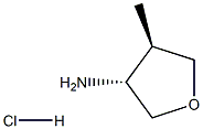 trans-3-furanamine, tetrahydro-4-methyl- hydrochloride