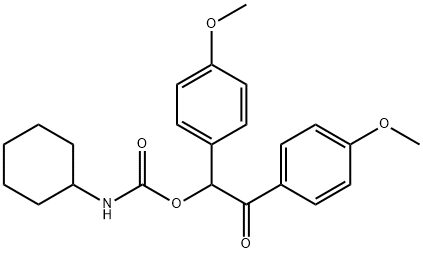 1,2-Bis(4-methoxyphenyl)-2-oxoethyl Cyclohexylcarbamate