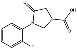 1-(2-Fluorophenyl)-5-oxopyrrolidine-3-carboxylic acid