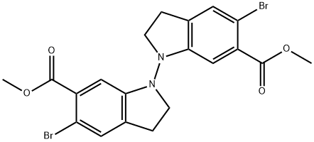 6,6'-dimethyl 5,5'-dibromo-2H,2'H,3H,3'H-[1,1'-biindole]-6,6'-dicarboxylate