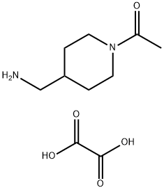 bis(1-[4-(aminomethyl)piperidin-1-yl]ethan-1-one); oxalic acid