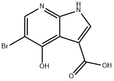 5-bromo-4-hydroxy-1H-pyrrolo[2,3-b]pyridine-3-carboxylic acid