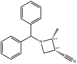 cis-1-(diphenylmethyl)-2-methylazetidine-3-carbonitrile
