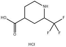 2-(trifluoromethyl)piperidine-4-carboxylic acid hydrochloride