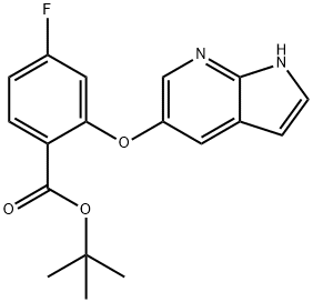 tert-butyl 4-fluoro-2-{1H-pyrrolo[2,3-b]pyridin-5-yloxy}benzoate