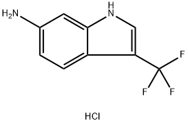 3-(trifluoromethyl)-1H-indol-6-amine hydrochloride