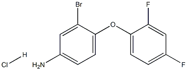 3-bromo-4-(2,4-difluorophenoxy)aniline hydrochloride