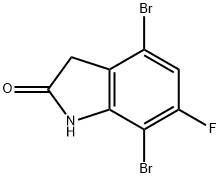 4,7-dibromo-6-fluoro-2,3-dihydro-1H-indol-2-one