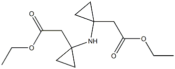 ethyl 2-(1-{[1-(2-ethoxy-2-oxoethyl)cyclopropyl]amino}cyclopropyl)acetate
