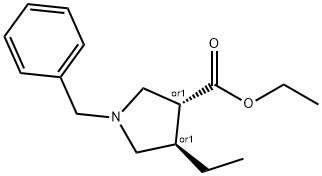 ethyl trans-1-benzyl-4-ethylpyrrolidine-3-carboxylate
