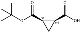 (1S,2R)-rel-2-[(tert-butoxy)carbonyl]cyclopropane-1-carboxylic acid