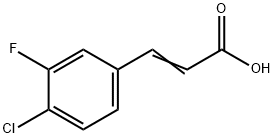 (2E)-3-(4-chloro-3-fluorophenyl)prop-2-enoic acid