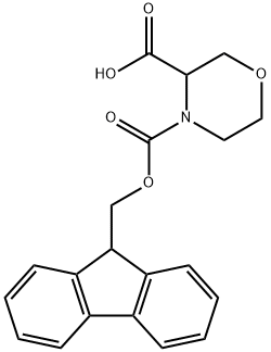 4-[(9H-Fluoren-9-ylmethoxy)carbonyl]morpholine-3-carboxylic Acid