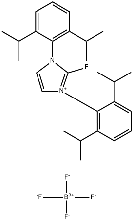 1,3-Bis(2,6-diisopropylphenyl)-2-fluoroimidazolium Tetrafluoroborate