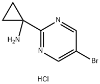 1-(5-bromopyrimidin-2-yl)cyclopropan-1-amine hydrochloride