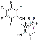 (Dimethylamino)dimethyl(2,3,4,5,6-pentafluorophenoxy)methanaminium hexafluorophosphate