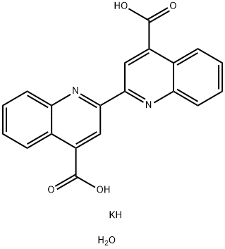 2,2′-Biquinoline-4,4′-dicarboxylic acid dipotassium salt trihydrate