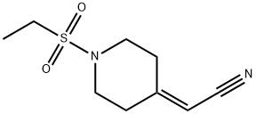 2-[1-(ethanesulfonyl)piperidin-4-ylidene]acetonitrile