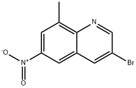 3-Bromo-8-methyl-6-nitroquinoline