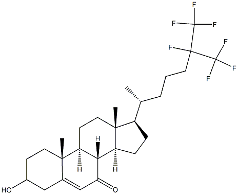 25,26,26,26,27,27,27-heptafluoro-7-ketocholesterol