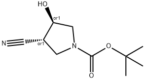 tert-butyl trans-3-cyano-4-hydroxypyrrolidine-1-carboxylate