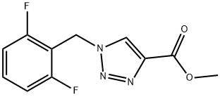 Methyl 1-(2,6-difluorobenzyl)-1H-1,2,3-triazole-4-carboxylate