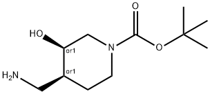 cis-1-boc-4-aminomethyl-3-hydroxypiperidine