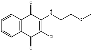 2-Chloro-3-(2-methoxyethylamino)naphthalene-1,4-dione