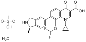 Garenoxacin mesylate monohydrate