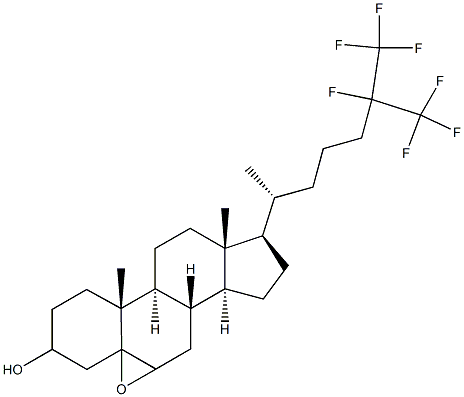 25,26,26,26,27,27,27-heptafluoro-5β,6β-epoxycholestanol