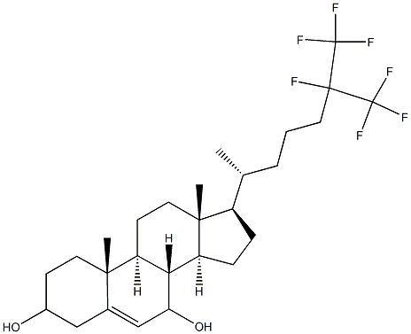 25,26,26,26,27,27,27-heptafluoro-7β-hydroxycholesterol