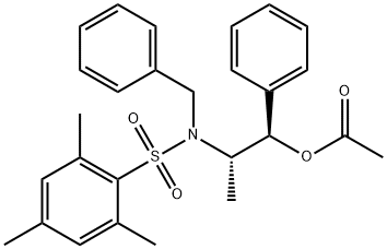 Acetic Acid (1R,2S)-2-[N-Benzyl-N-(mesitylenesulfonyl)amino]-1-phenylpropyl Ester [Reagent for double aldol reaction]