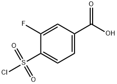4-(chlorosulfonyl)-3-fluorobenzoic acid
