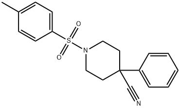 4-Phenyl-1-(p-tolylsulphonyl)piperidine-4-carbonitrile