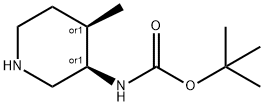 tert-butyl N-[cis-4-methylpiperidin-3-yl]carbamate