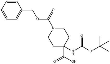 4-Boc-amino-1-Cbz-piperidine-4-carboxylic acid