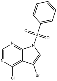 5-Bromo-4-chloro-7-(phenylsulfonyl)-7H-pyrrolo[2,3-d]pyrimidine