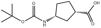 (1S,3R)-3-(tert-Butoxycarbonylamino)cyclopentanecarboxylic Acid