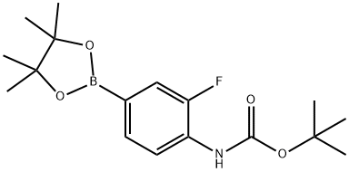 4-(BOC-amino)-3-fluorophenyl boronic acid, pinacol ester