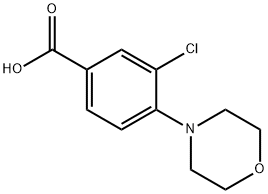 3-Chloro-4-morpholinobenzoic acid