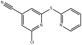 2-Chloro-6-(2-pyridylthio)isonicotinonitrile