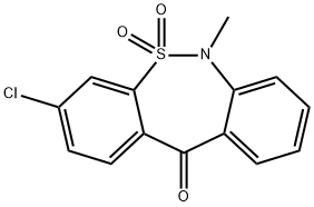 3-Chloro-6,11-dihydro-6-methyl-5,5,11-trioxodibenzo[c,f][1,2]thiazepine