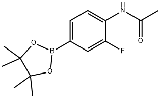4-Acetamido-3-fluorophenylboronic acid, pinacol ester