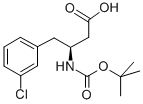 (S)-3-(Boc-amino)-4-(3-chlorophenyl)butyric acid