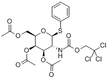 Phenyl 3,4,6-Tri-O-acetyl-2-deoxy-1-thio-2-(2,2,2-trichloroethoxyformamido)-β-D-galactopyranoside