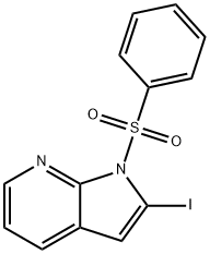 1-(benzenesulfonyl)-2-iodo-1H-pyrrolo[2,3-b]pyridine