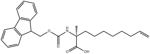 (S)-2-((((9H-Fluoren-9-yl)methoxy)carbonyl)amino)-2-methyldec-9-enoic acid