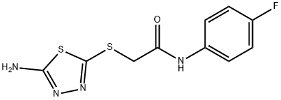 2-((5-AMINO-1,3,4-THIADIAZOL-2-YL)THIO)-N-(4-FLUOROPHENYL)ACETAMIDE