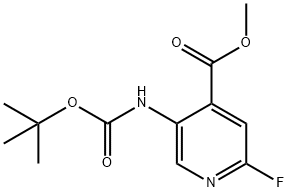 methyl 5-{[(tert-butoxy)carbonyl]amino}-2-fluoropyridine-4-carboxylate